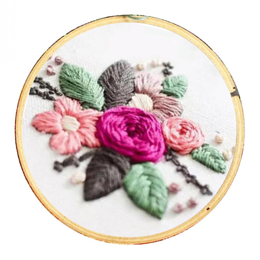 2pcs Cross Stitch Embroidery DIY Needlework Cross Stitch Kit Set - Flower Pattern, DIY Cross Stitch Picture Wall Decoration / Gift