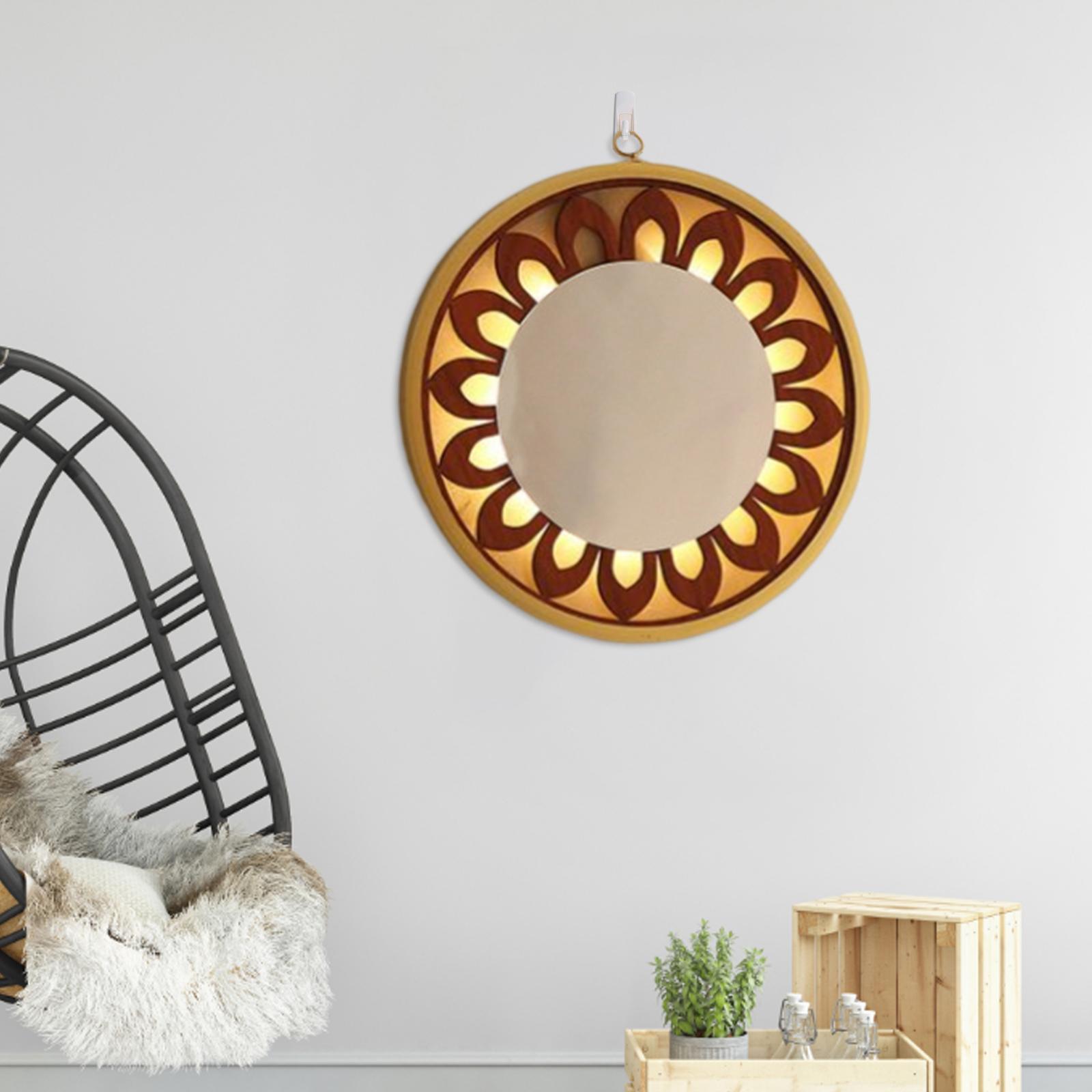 Wall Hanging  Vanity Circle Mirrors for Bedroom Entryway A