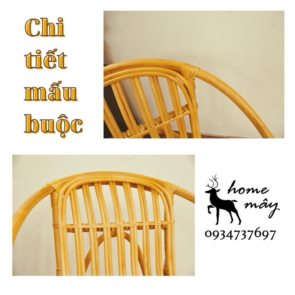 Bàn mây, ghế mây tre HOME MÂY đan cao cấp kết hợp bàn mây, phù hợp làm bàn ghế decor / ban công gia đình