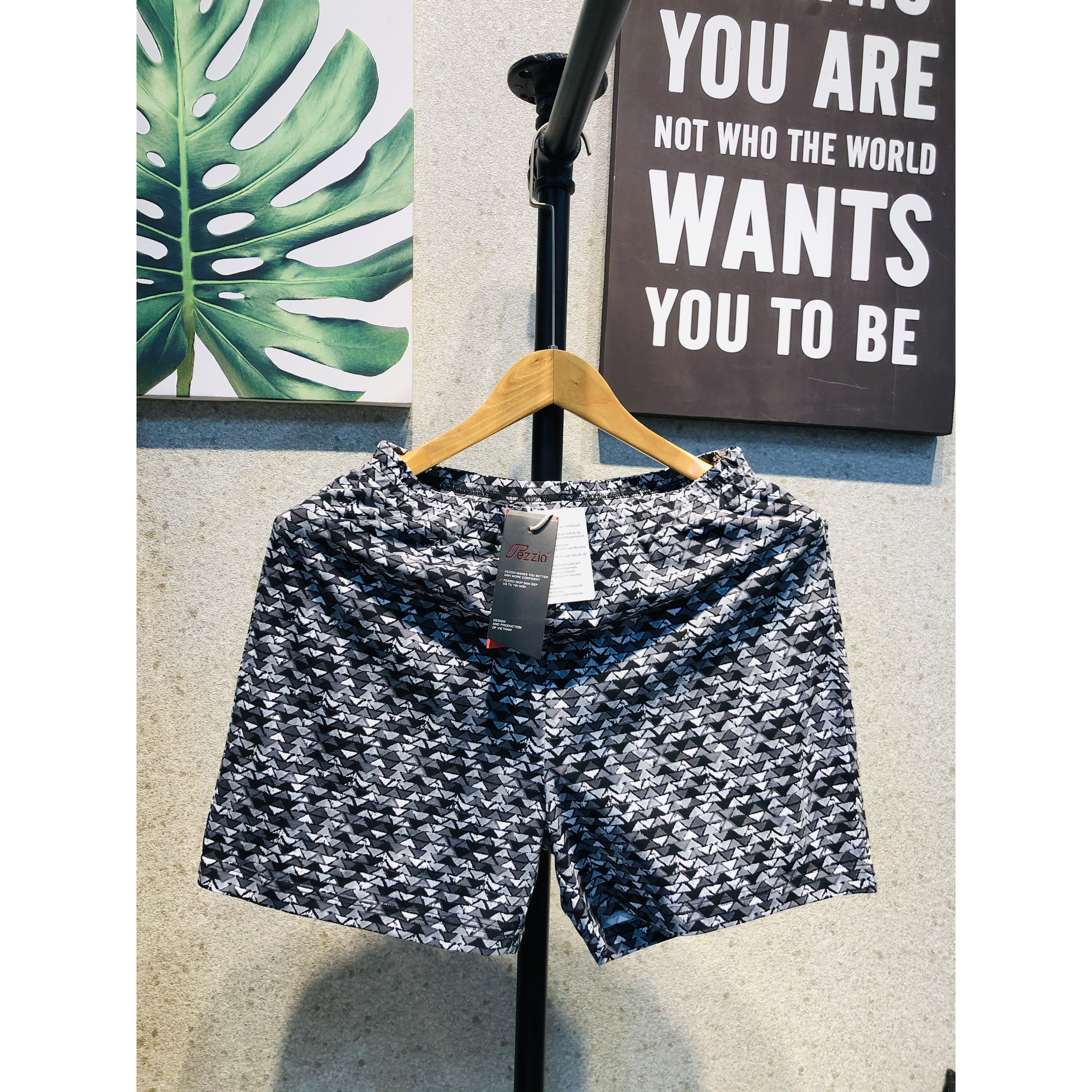 QUẦN NGỦ NAM THUN 100 % COTTON  4 CHIỀU FEZZIO