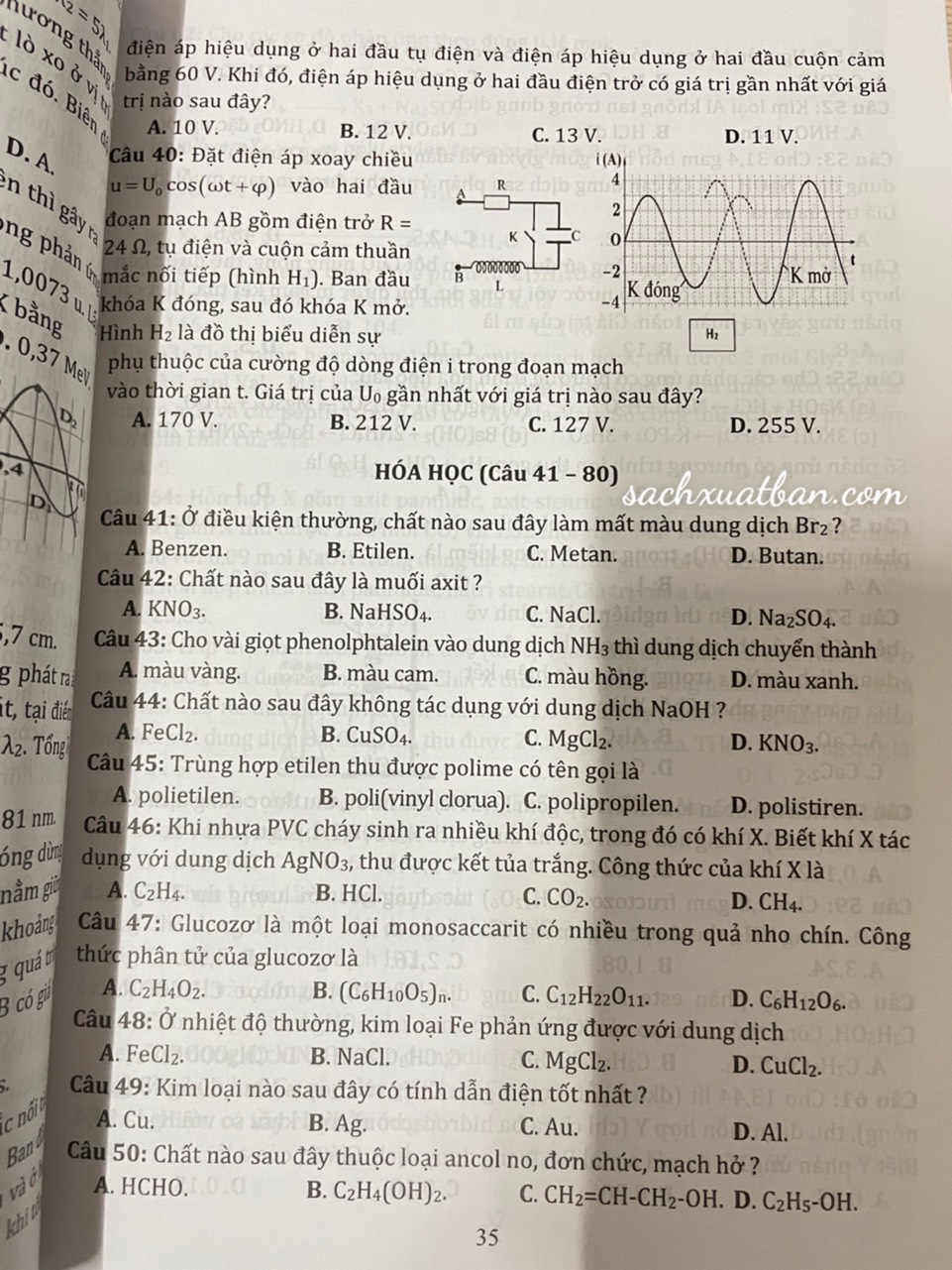 Sách Bộ đề tuyển chọn ôn thi tốt nghiệp bài thi THPT Môn Tiếng Anh