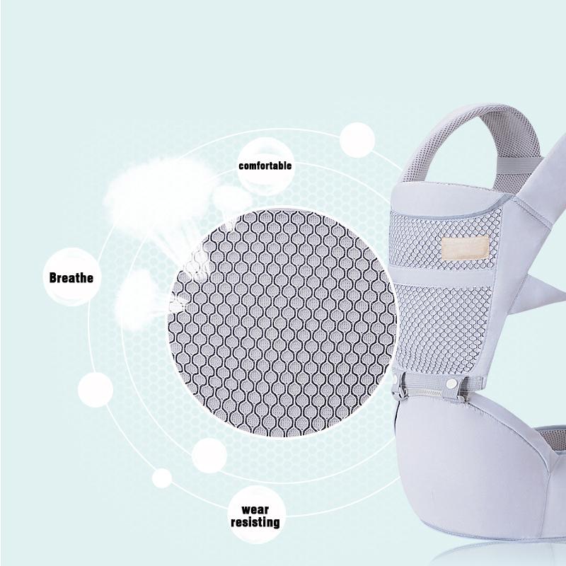 Em Bé Ba Lô Công Thái Kangaroo Hông Ghế Sling Cho Sơ Sinh Mềm Có Cấu Trúc Bọc 0-48 Tháng Trẻ Sơ Sinh Du Lịch hoạt Động Bánh Răng