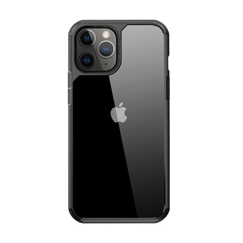 Ốp lưng chống sốc cao cấp cho iPhone 14 pro max,14 pro trong suốt viền mầu tím
