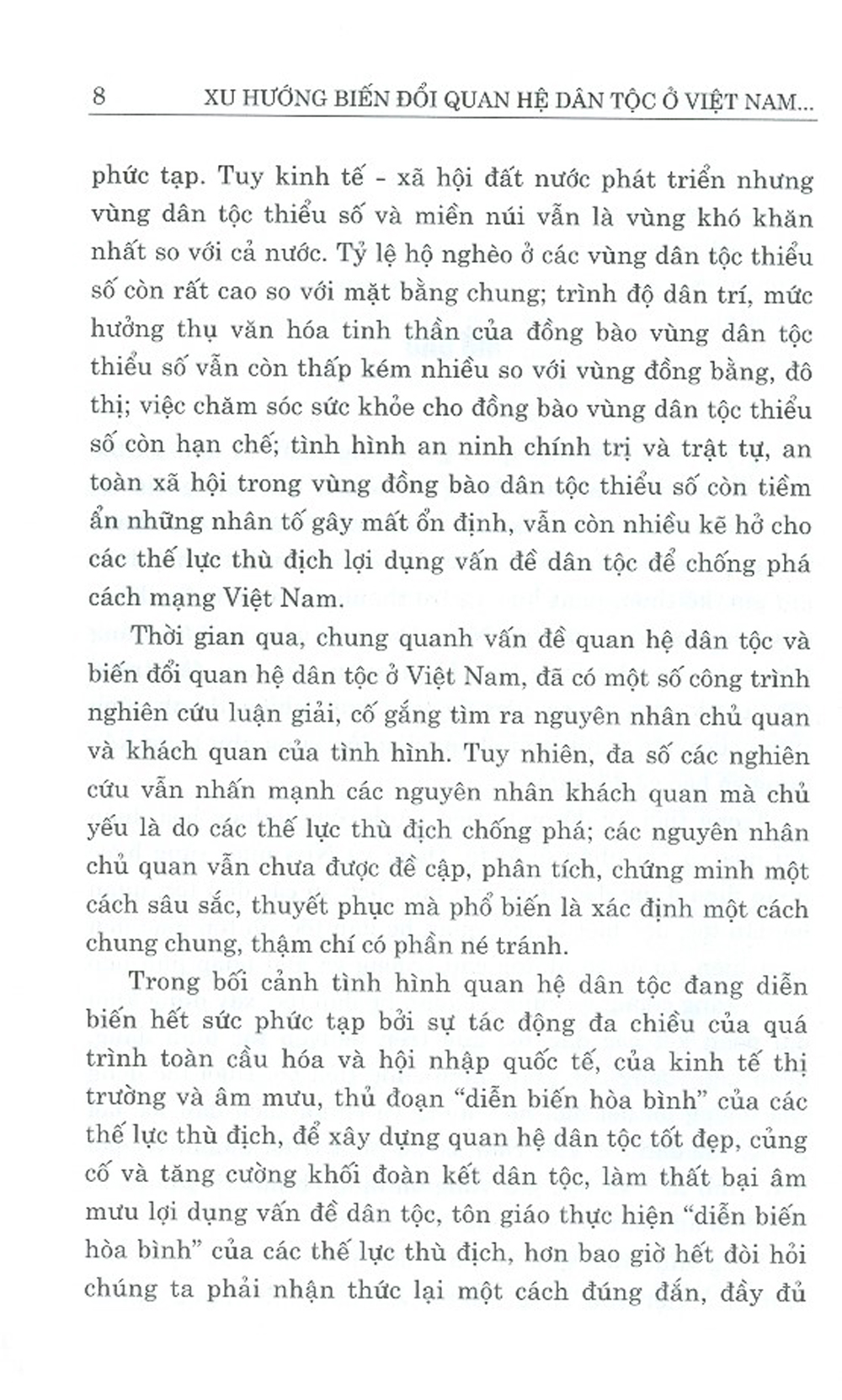 Xu Hướng Biến Đổi Quan Hệ Dân Tộc Ở Việt Nam Trong Thời Kỳ Đổi Mới (Sách Chuyên Khảo)