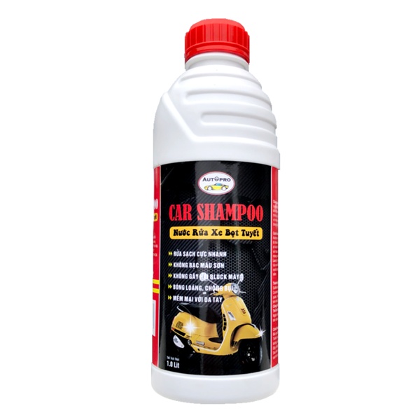 Chai Nước rửa xe bọt tuyết Car Shampoo 1L oem