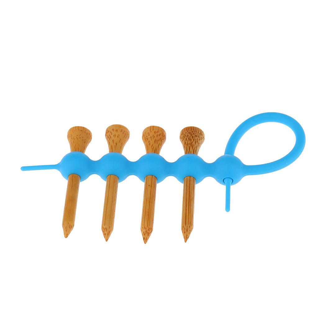 3-10pack Mini Golf Tee Holder   4 Pieces Wood golf professional tees Set