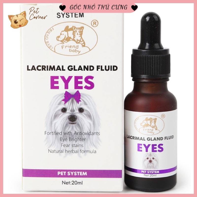 Siro uống chống chảy nước mắt, giảm ố mắt cho chó mèo Friend Baby Lacrimal Gland Fluid Eyes 20ml