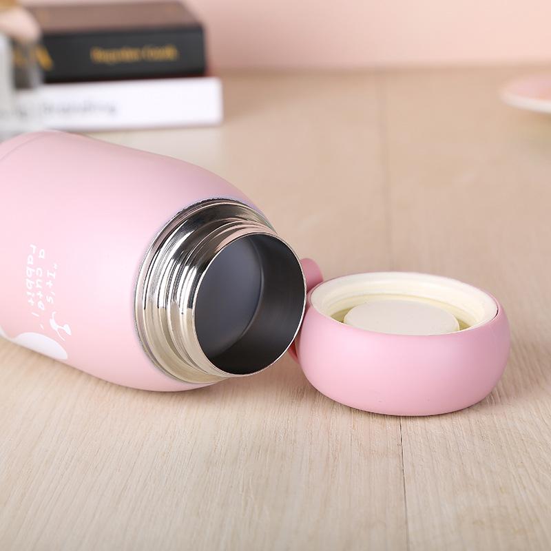 320ML Trẻ Em Giữ Nhiệt Dễ Thương Cà Phê Máy Hút Bình Thép Không Gỉ 304 Du Lịch Uống Nước Thermoses Ly Và Cốc Cho trẻ Em