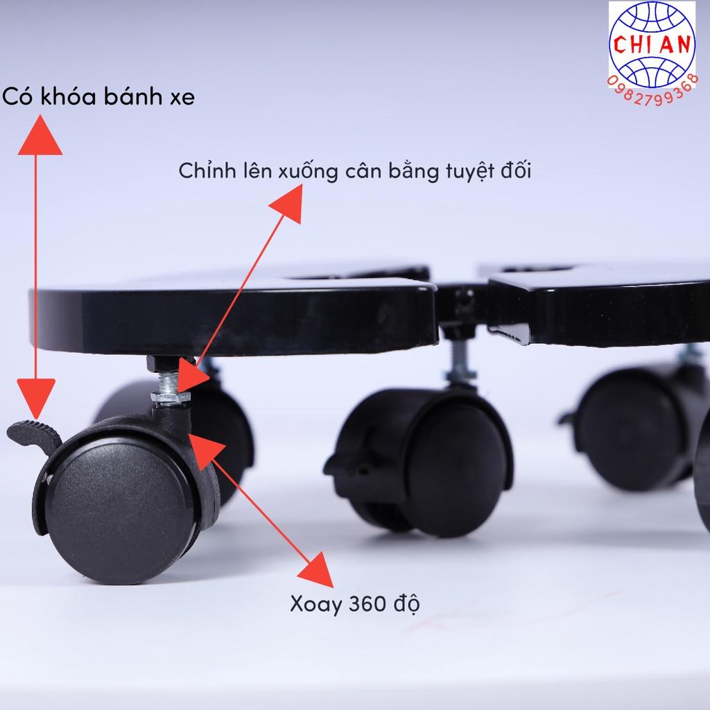 Combo 3 chiếc Đế lót chậu cây có bánh xe - CA001 - thiết kế thông minh tuỳ chỉnh kích thước chịu tải trọng 120kg