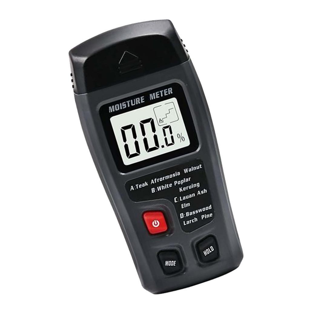 Digital Wood Moisture Meter Damp Meter 0-99% Wood Humidity Tester Detector