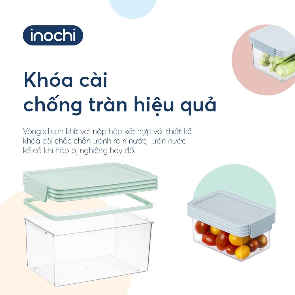 Hộp đựng thực phẩm tritan inochi chữ nhật Hokkaido 500-1000-2000-3500-5000ml trữ đông tủ lạnh