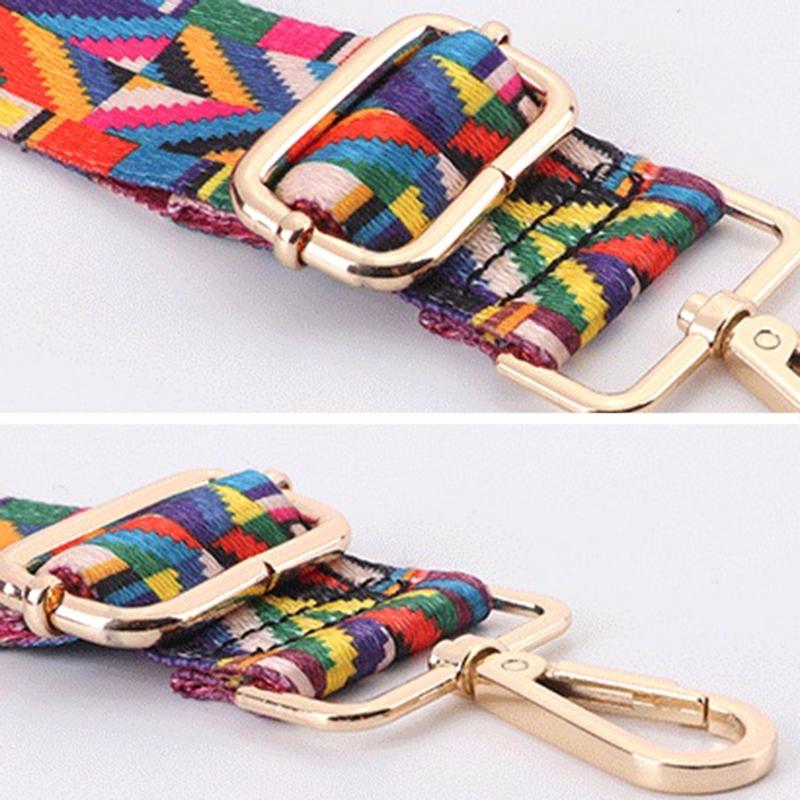 Dây đeo túi xách/ đeo vai thiết kế bản to in họa tiết độc đáo tùy chỉnh thay thế tiện dụng