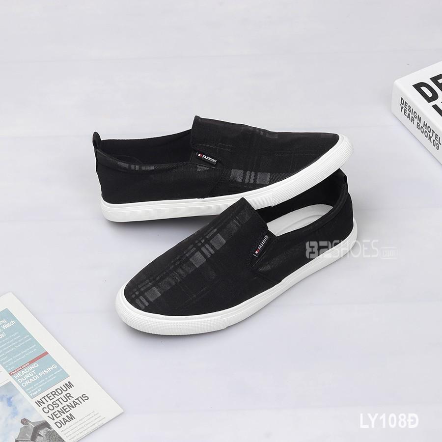 Giày lười nam - Slip on nam vải - Mã LY108