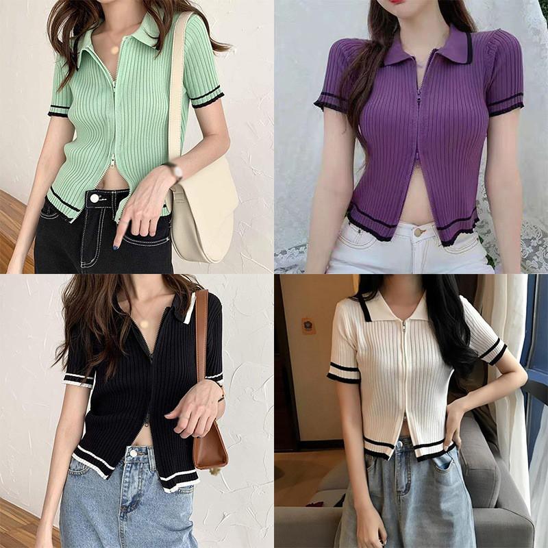 Áo Khoác Cardigan Dệt Kim Phong Cách Hàn Quốc Xinh Xắn Cho Nữ