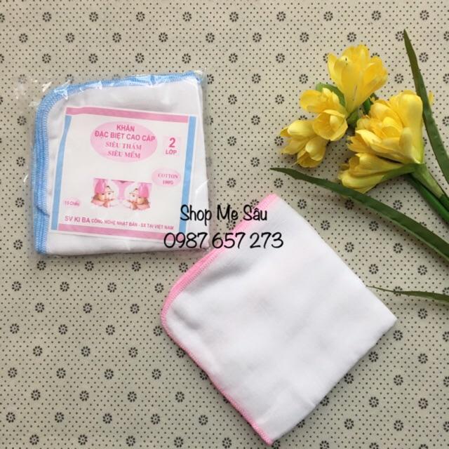 Khăn sữa kiba 2 lớp