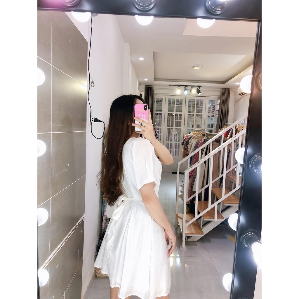 PUMPY DRESS - ĐẦM CHỮ A CỘT CHIẾT EO