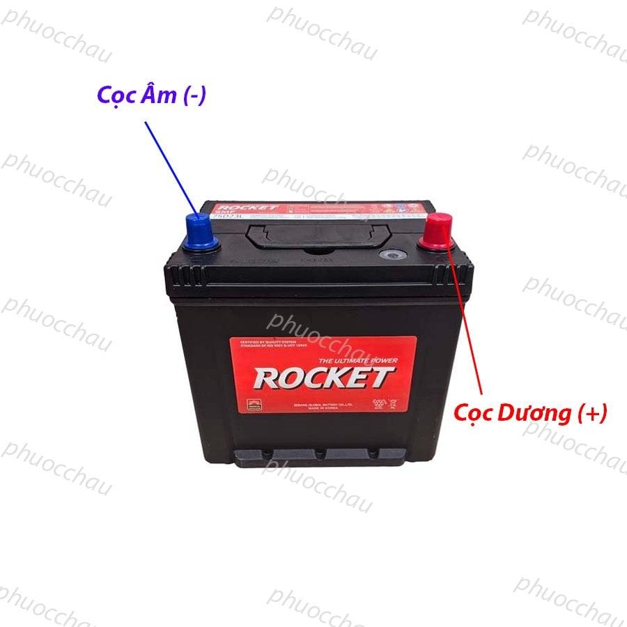 Ắc Quy ROCKET SMF 75D23L/R (12V-65Ah)