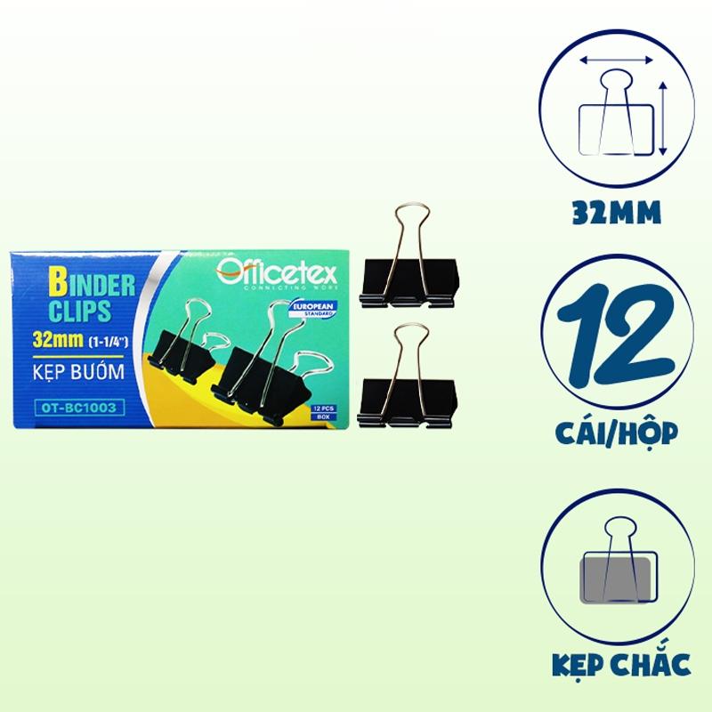 Kẹp Bướm 32 mm Officetex OT-BC1003