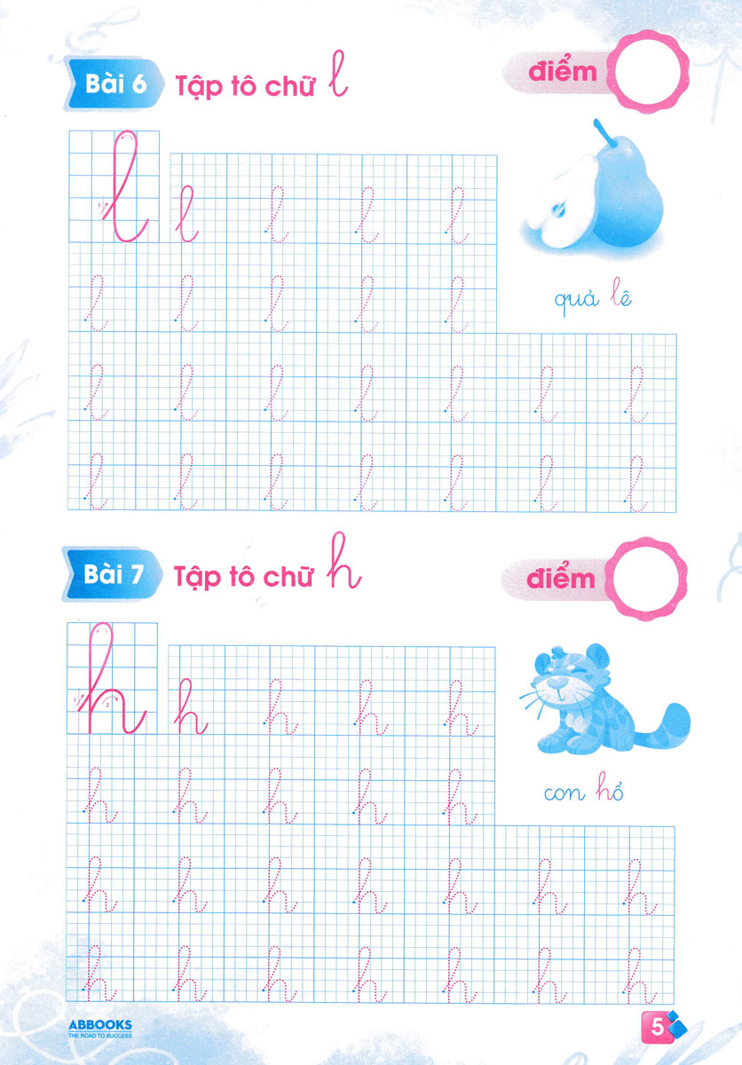 Tập Tô Chữ Cái Dành Cho 4-5 Tuổi _ABB