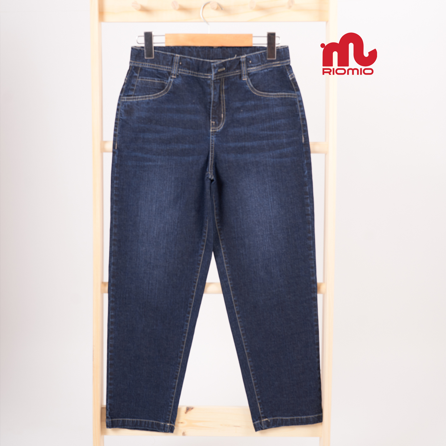 Quần Jean Baggy Nam RIOMIO rộng rãi, thoải mái - RM018