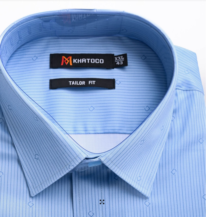 Áo sơ mi tay dài Khatoco (S--&gt;4XL)