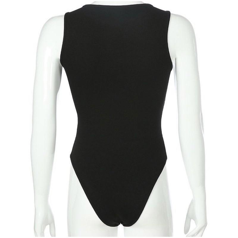 BODYSUIT ĐEN THUN GÂN