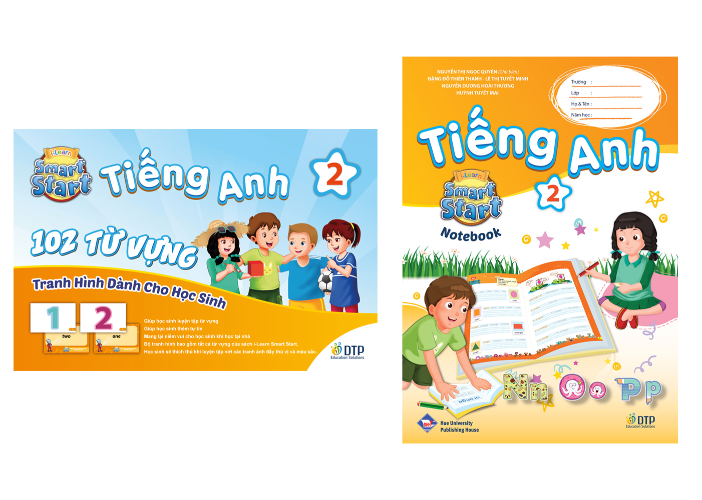 Combo Tiếng anh 2 I-learn smart start Student's cards + notebook