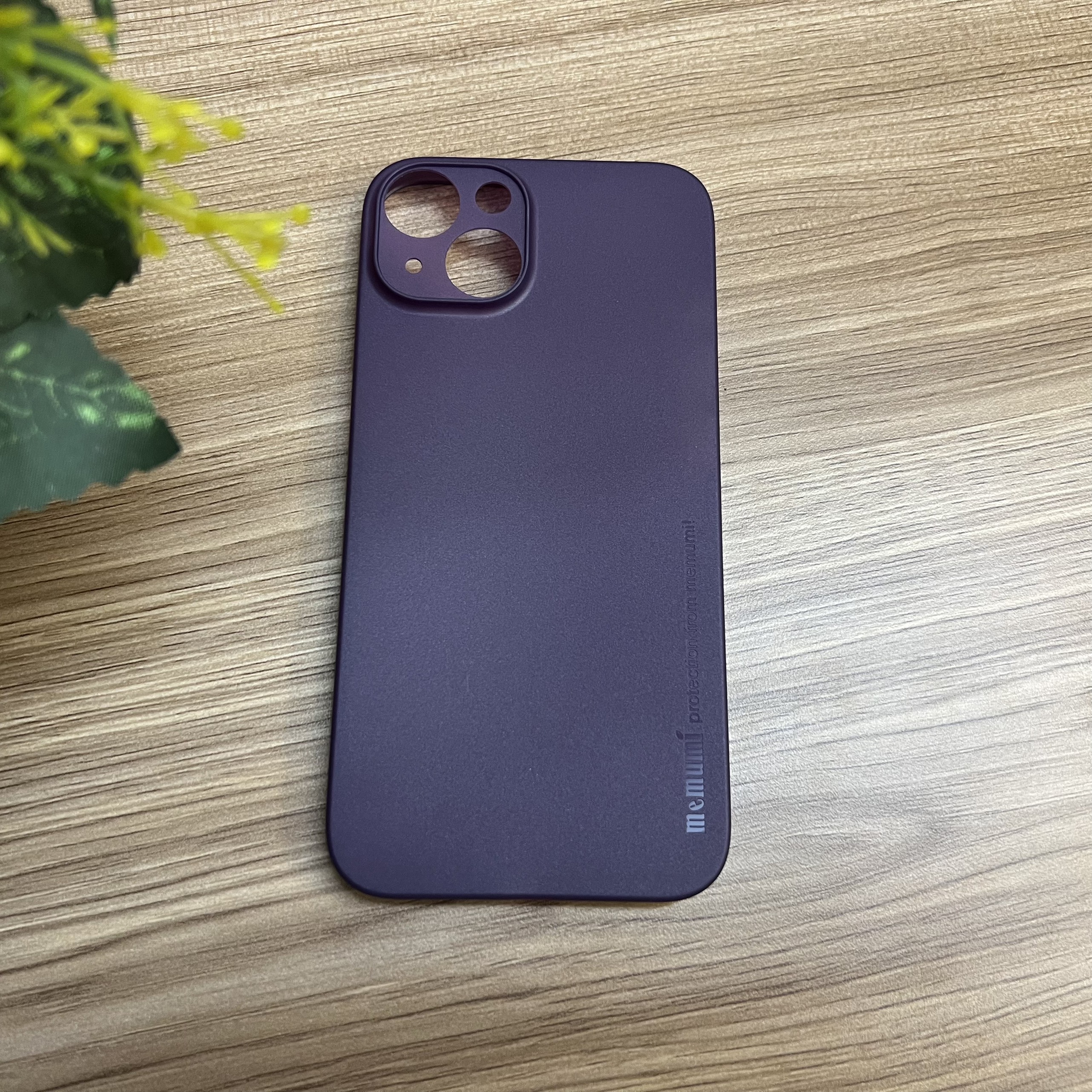 Ốp lưng dành cho iPhone 14 Memumi siêu mỏng màu tím- Hàng chính hãng