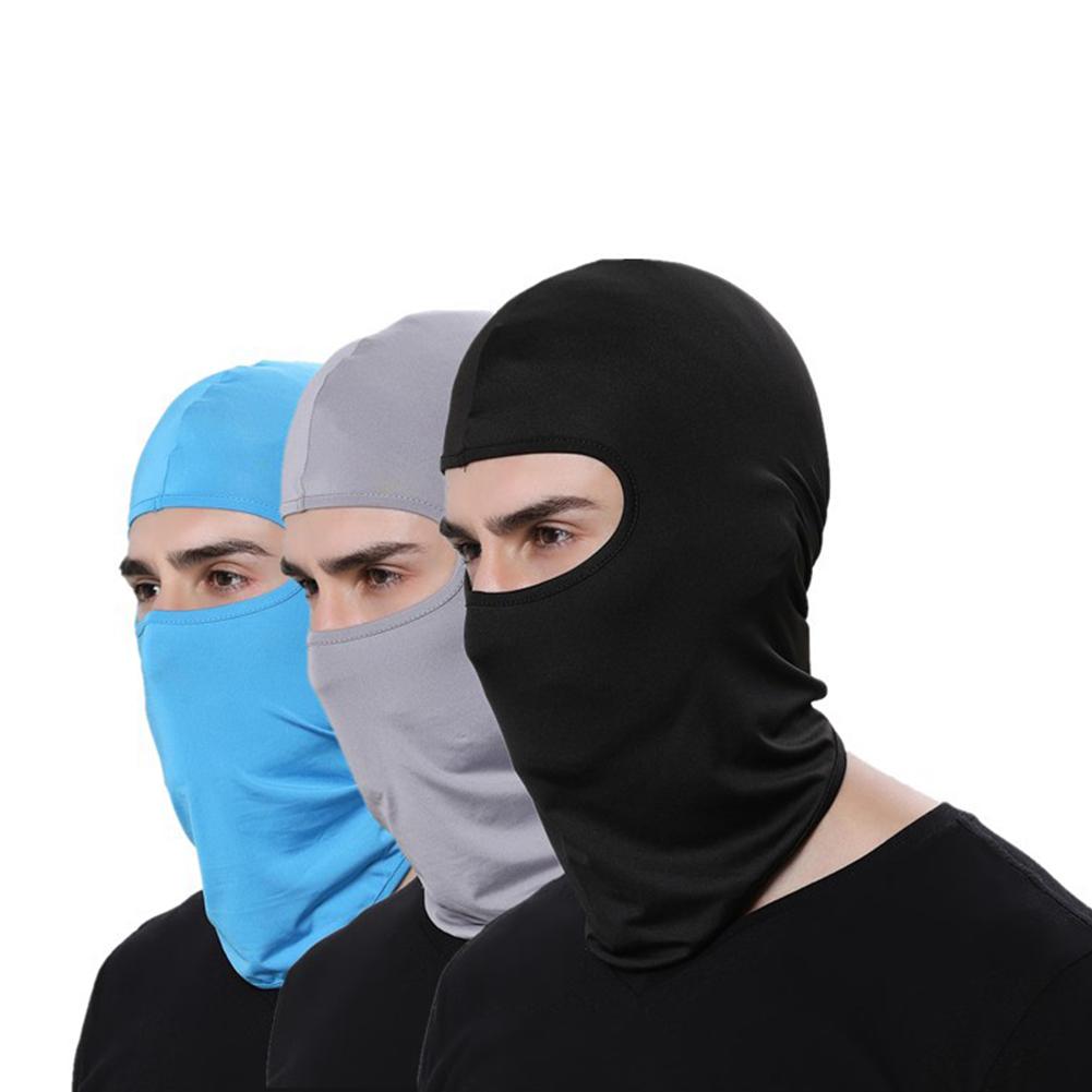 Mặt nạ đầy đủ mũ balaclava mũ xe máy bandana ngoài trời đi xe đạp săn xe đạp bảo vệ tia UV mũ bảo hiểm mũ bảo hiểm Color: Purple