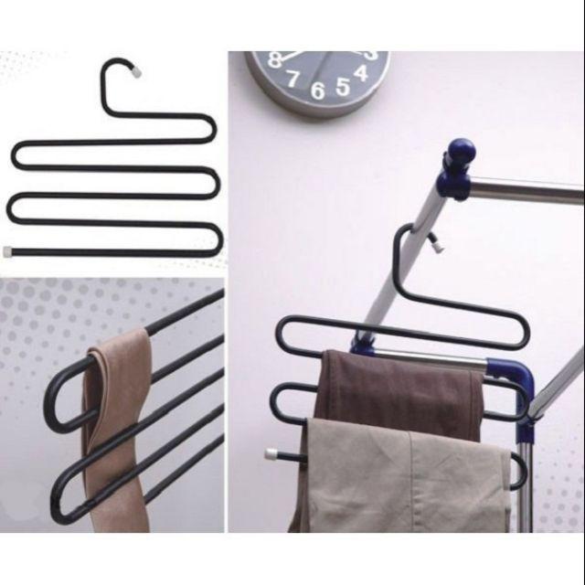 Móc treo quần áo 5 tầng inox