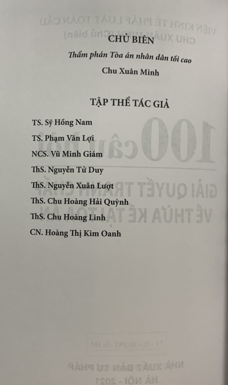 100 câu hỏi giải quyết tranh chấp thừa kế tại tòa