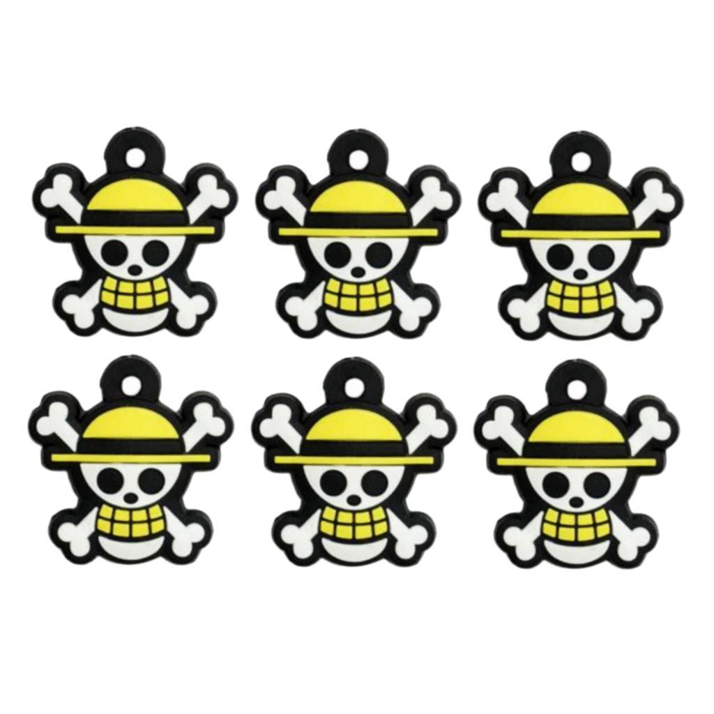 6 Piece Silicone Tennis Racquet Damper Shock Absorber for Tennis Racket