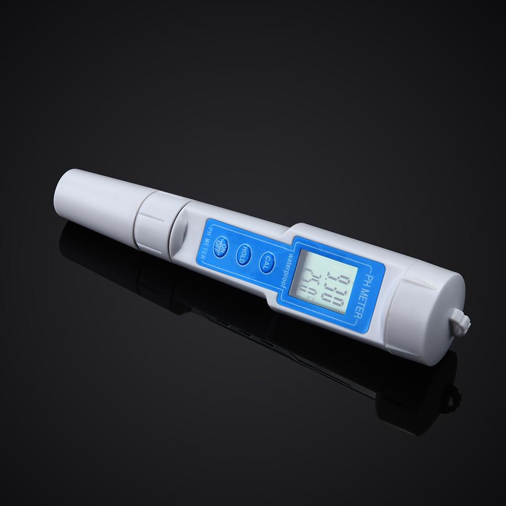 PH Level Test Pen Electrode Sensor Reader pH Meter Pond Life Water Lab Use