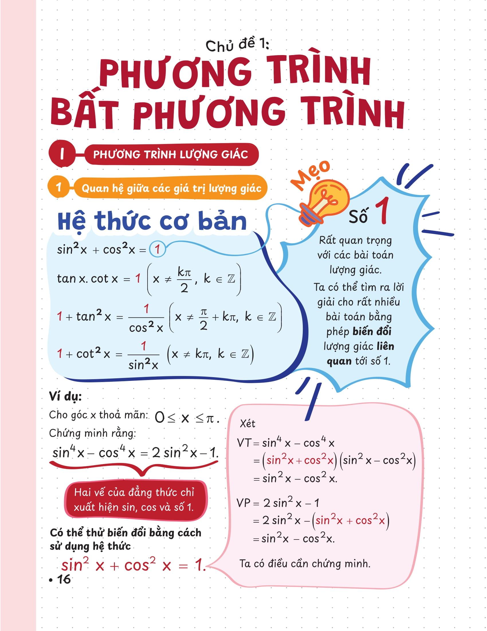 Sách - P.H.A.O - Pro Hacks For Academic Overload - Toán - Ôn Luyện Thi Tốt Nghiệp THPT-ĐGNL