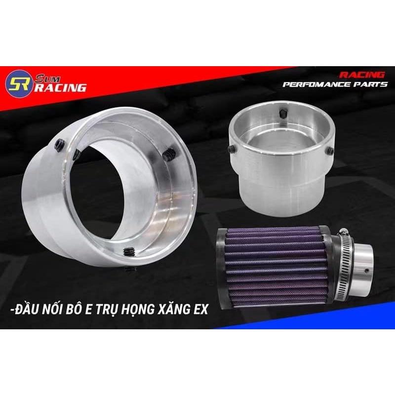 Đầu Nối Pô E Trụ Inox Xài Họng Xăng Exciter (Không Bao Gồm Pô E)