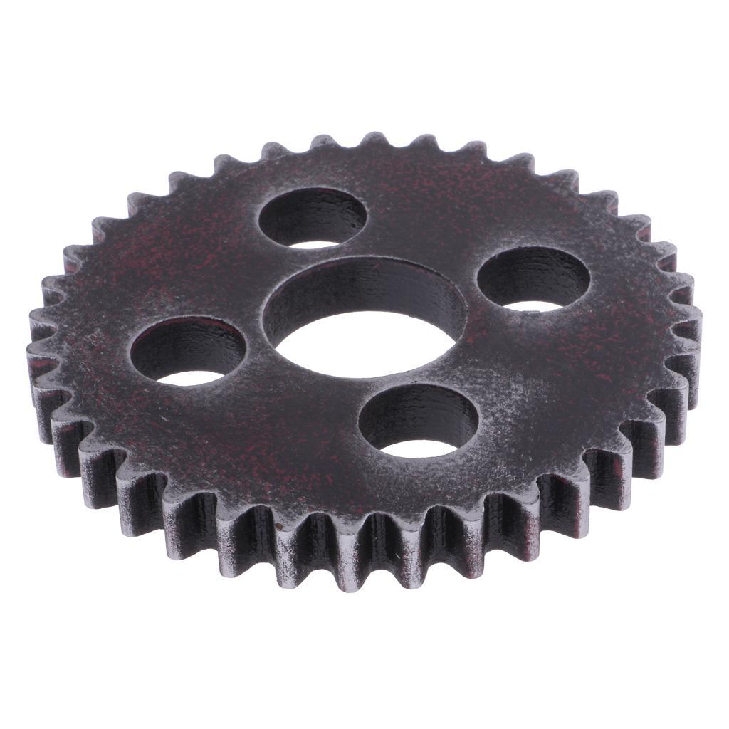 4Pcs Retro Industrial Wooden Gear Wheel Home Wall Decorative Accessories