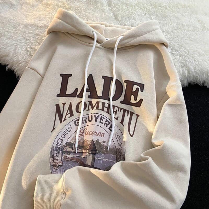 Áo hoodie mũ 2 lớp LADE siêu đẹp