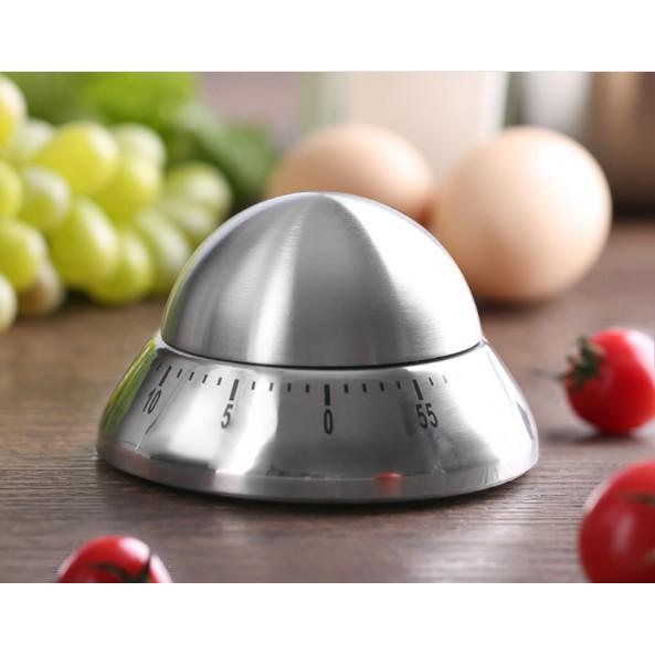 Đồng hồ hẹn giờ nấu ăn DH85 Taiwan inox 304 sáng bóng đếm ngược thời gian nấu có chuông báo dùng trong nhà bếp Hcm