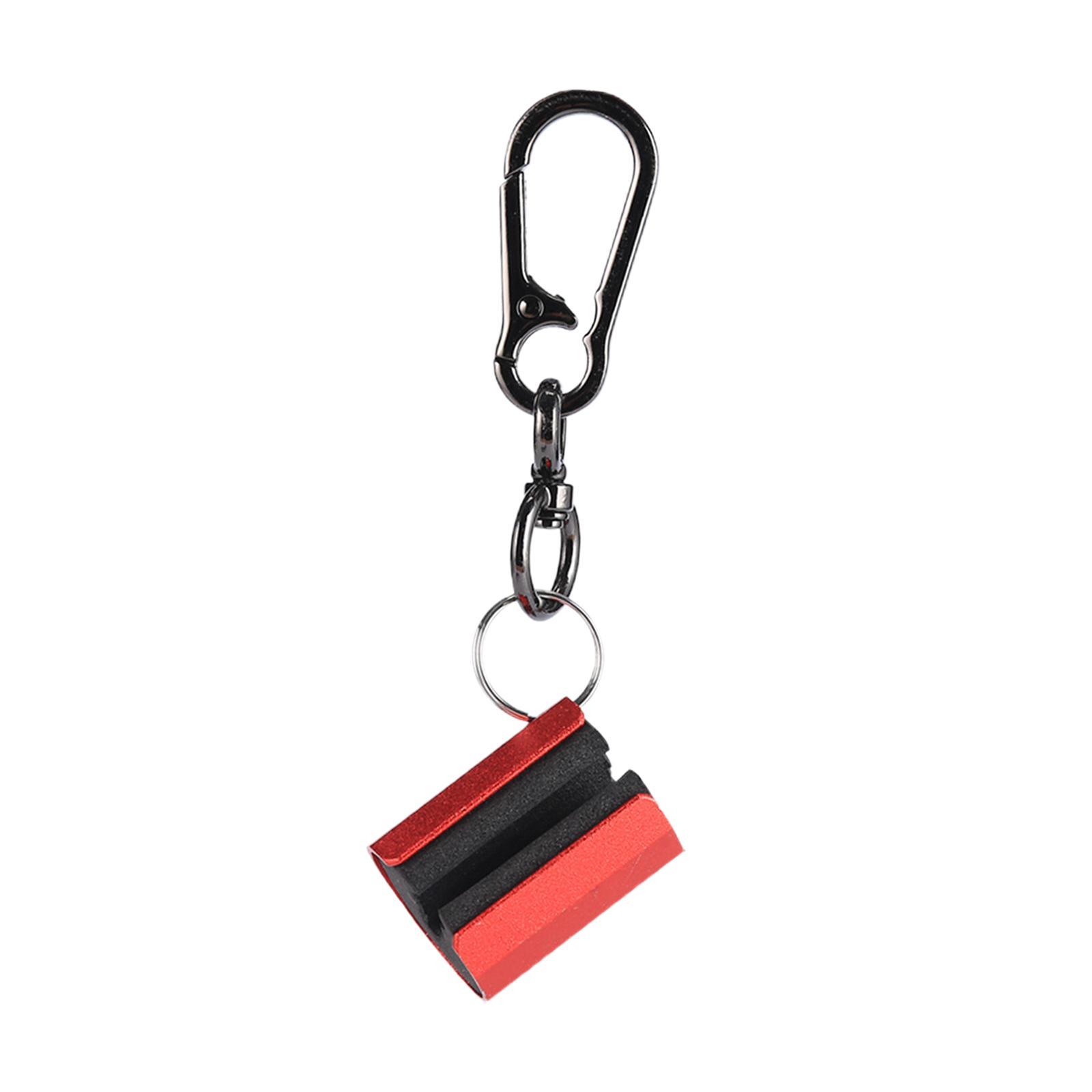 Fishing Rod Holder Portable Hanging Rod Clamp with Keychain Fishing Rod Clip