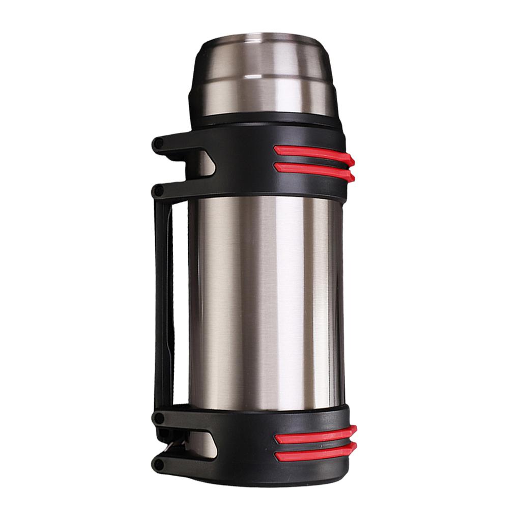 Stainless Steel Vacuum Flask Screw-on Bottles for Camping Travel 1200ml