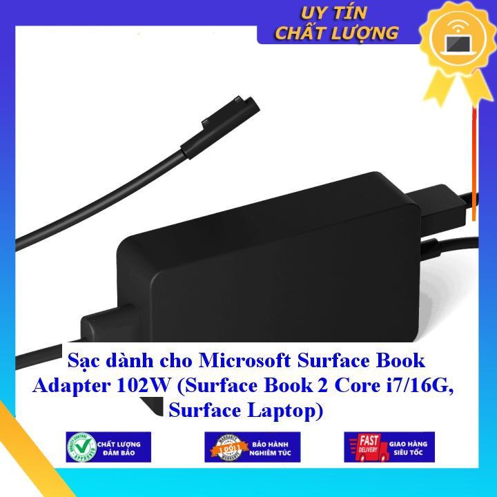 Sạc dùng cho Microsoft Surface Book Adapter 102W (Surface Book 2 Core i7/16G Surface Laptop) - Hàng Nhập Khẩu New Seal