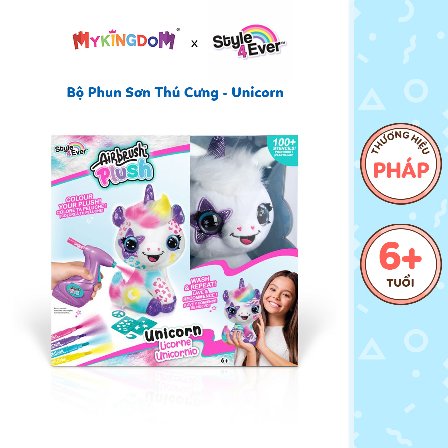Đồ Chơi STYLE4EVER Bộ Phun Sơn Thú Cưng - Unicorn OFG228