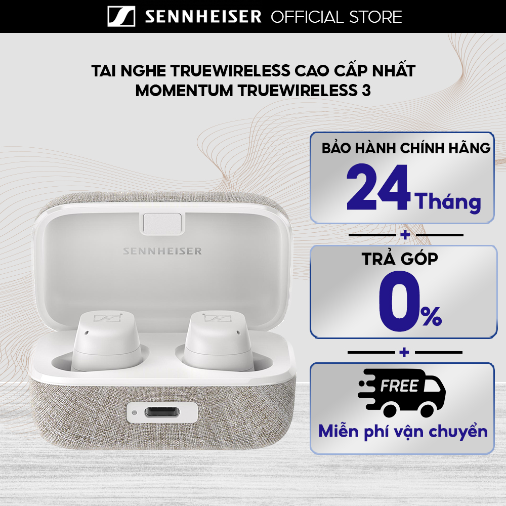 Tai nghe chống ồn SENNHEISER Momentum True Wireless 3 - Hàng Chính Hãng