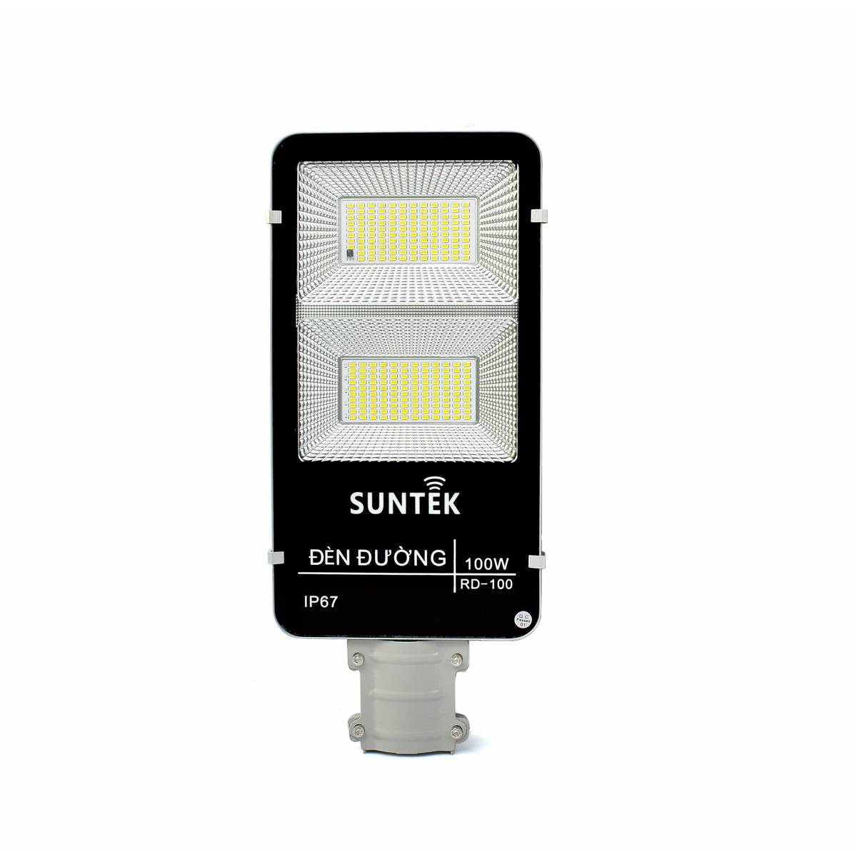 Đèn Đường Năng Lượng Mặt Trời SUNTEK Solar Street Light RD-100 100W - Sáng suốt đêm | Tự động Bật/Tắt | Điều khiển Từ xa | Chống Nước/Bụi/Va đập/Sét - Hàng Chính Hãng - Bảo hành 18 tháng