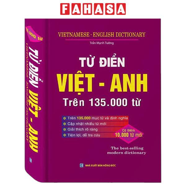 Sách - Từ Điển Việt-Anh Trên 135.000 Từ (Tái Bản 2026) - Bìa Cứng - ảnh 2