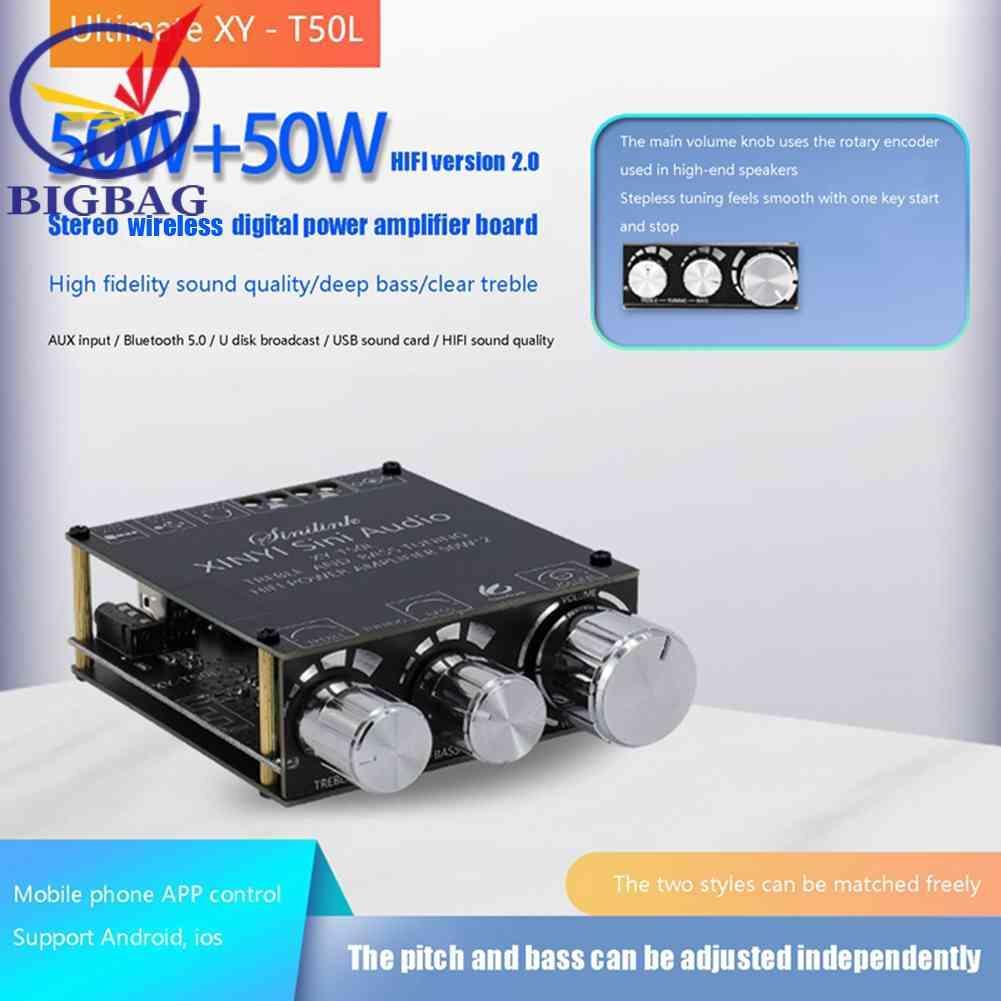Bảng Mạch Khuếch Đại Âm Thanh Bluetooth HIFI XY-T50L 2x50W