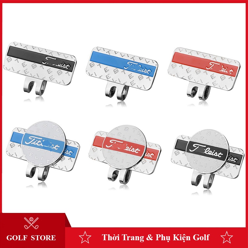 Mác bóng chơi golf clip marker đánh dấu vị trí kẹp nam châm loại đẹp MB003