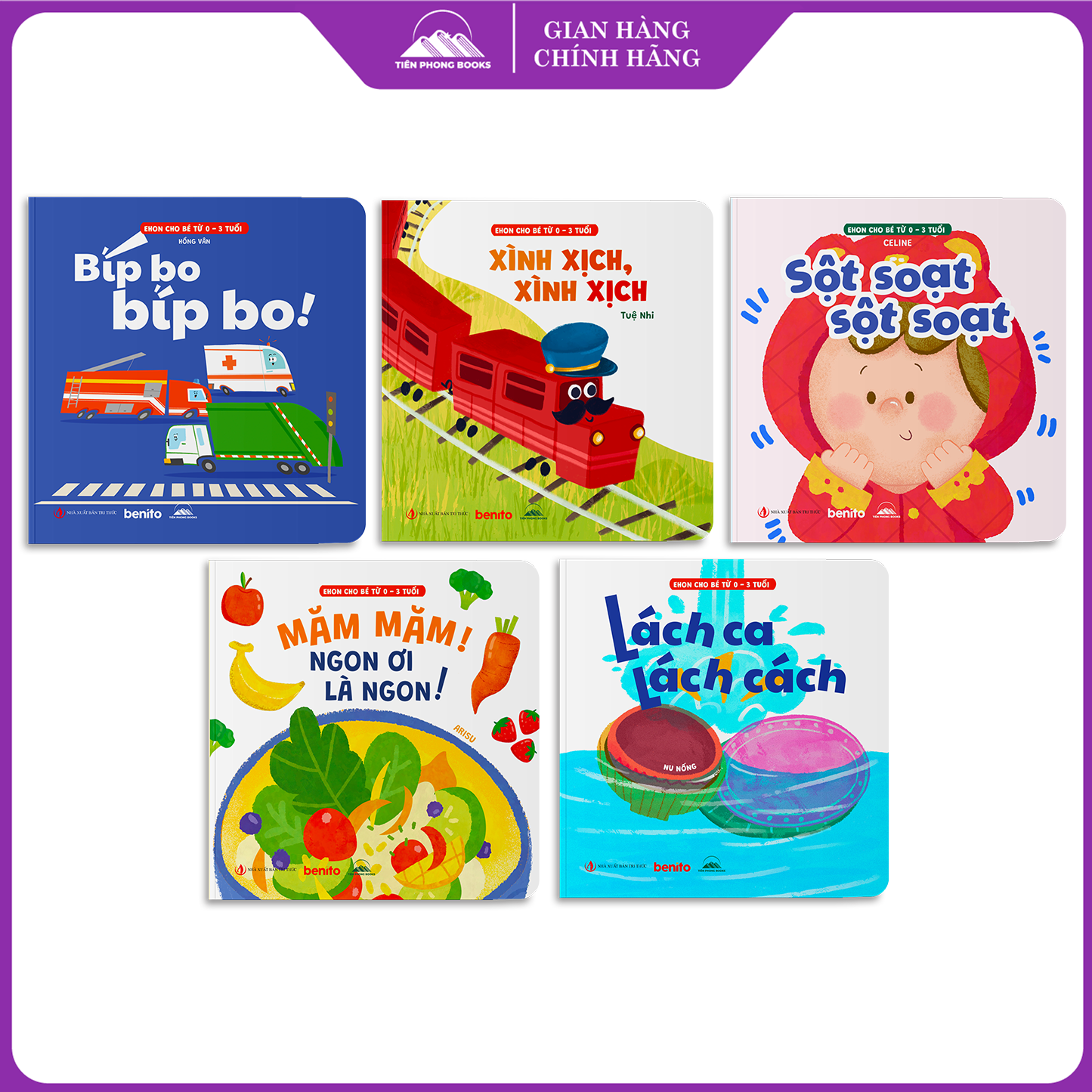 Sách - Sách Thiếu Nhi - Bộ Ehon Âm Thanh Cho Bé 0-3 Tuổi