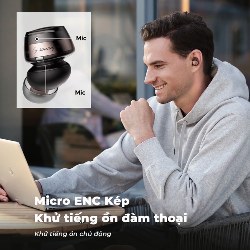 Tai nghe không dây Soundpeats Opera 03 True Wireless - Hàng nhập khẩu