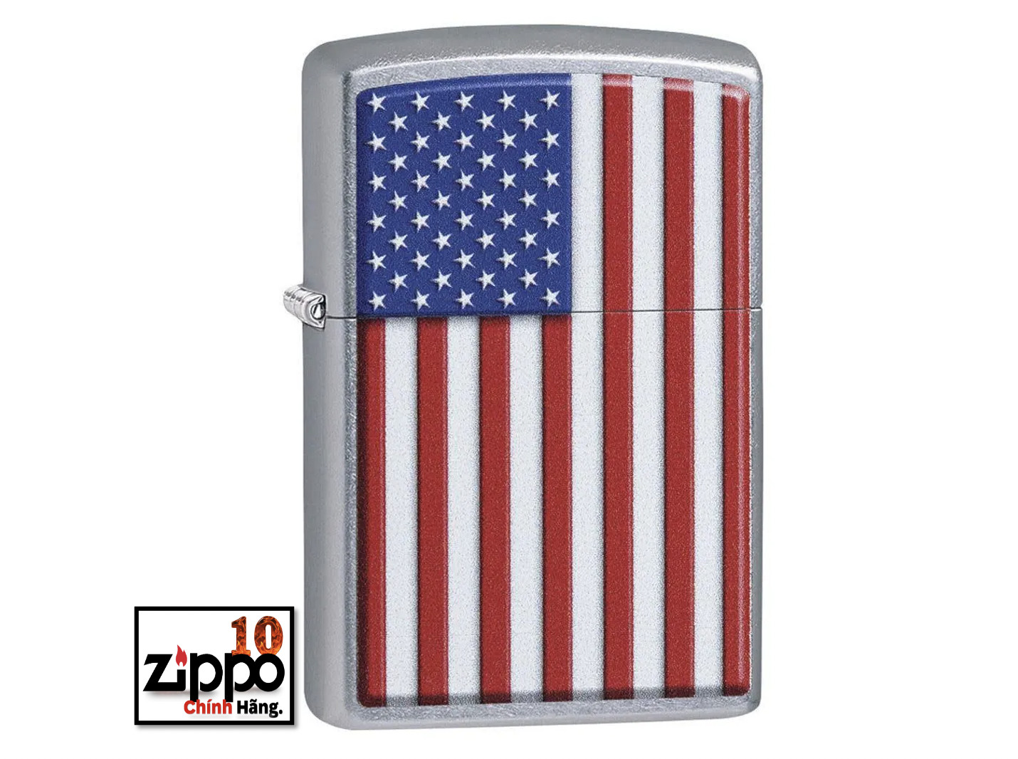 Bật lửa ZIPPO 29722 Patriotic (cờ Mỹ) - Chính hãng 100%